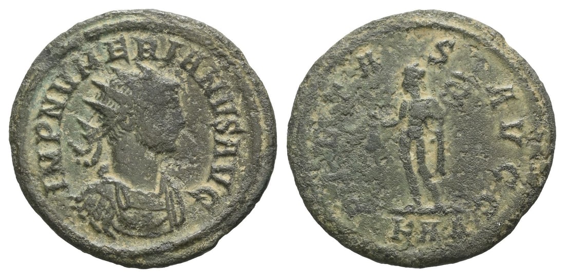 Numerian BI Antoninanus.: AD 284. Rome mint. IMP NVMERIANVS AVG, radiate and cuirassed bust of Numerian to right / PIETAS AVGG, Mercury standing to left, holding purse and caduceus; KA? in exergue. RIC 416. 3.57gr, 22mm, 6h. N
