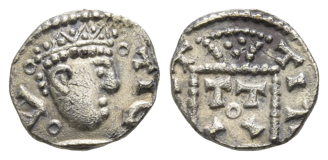 Anglo-Saxon. Primary Sceattas AR Sceat. (1 of 1)
