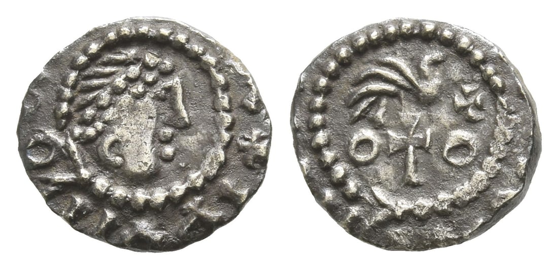 Anglo-Saxon. Primary Sceattas AR Sceat. (1 of 1)