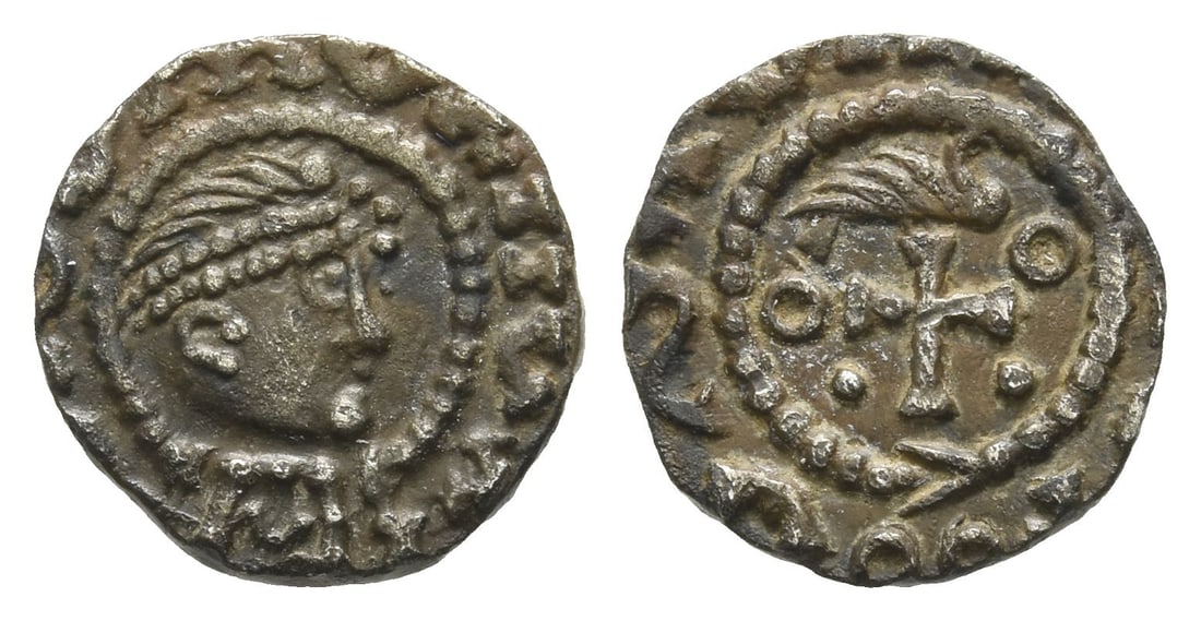 Anglo-Saxon. Primary Sceattas AR Sceat. (1 of 1)