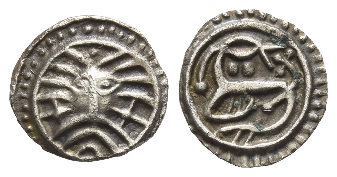 Anglo-Saxon. Continental Sceattas AR Sceat. (1 of 1)