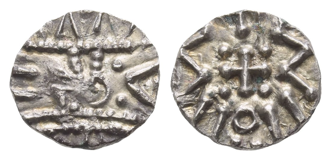 Anglo-Saxon. Continental Sceattas AR Sceat. (1 of 1)