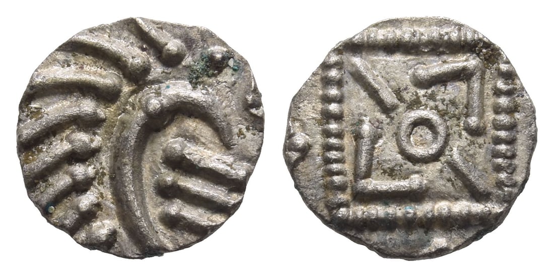 Anglo-Saxon. Continental Sceattas AR Sceat. (1 of 1)