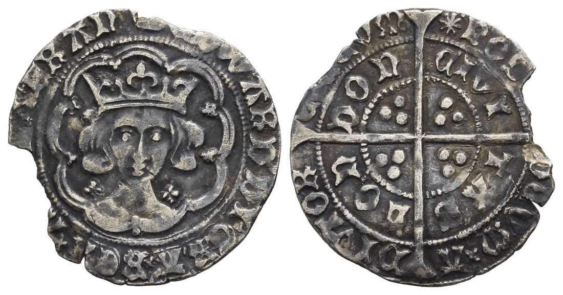 England. York, Edward IV AR Groat. (1 of 1)