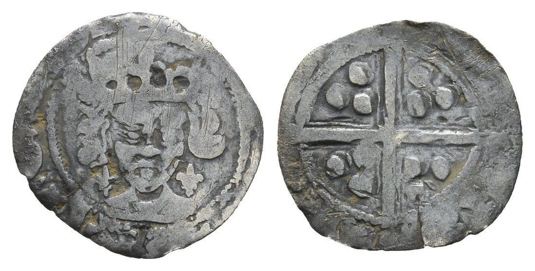England. York, Edward IV AR Penny. (1 of 1)