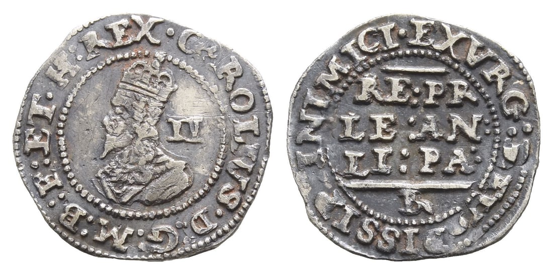 Charles I AR Halfgroat. (1 of 1)