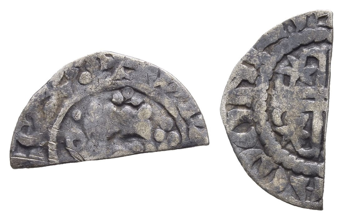 Scotland. Alexander II AR Cut Halfpenny. (1 of 1)