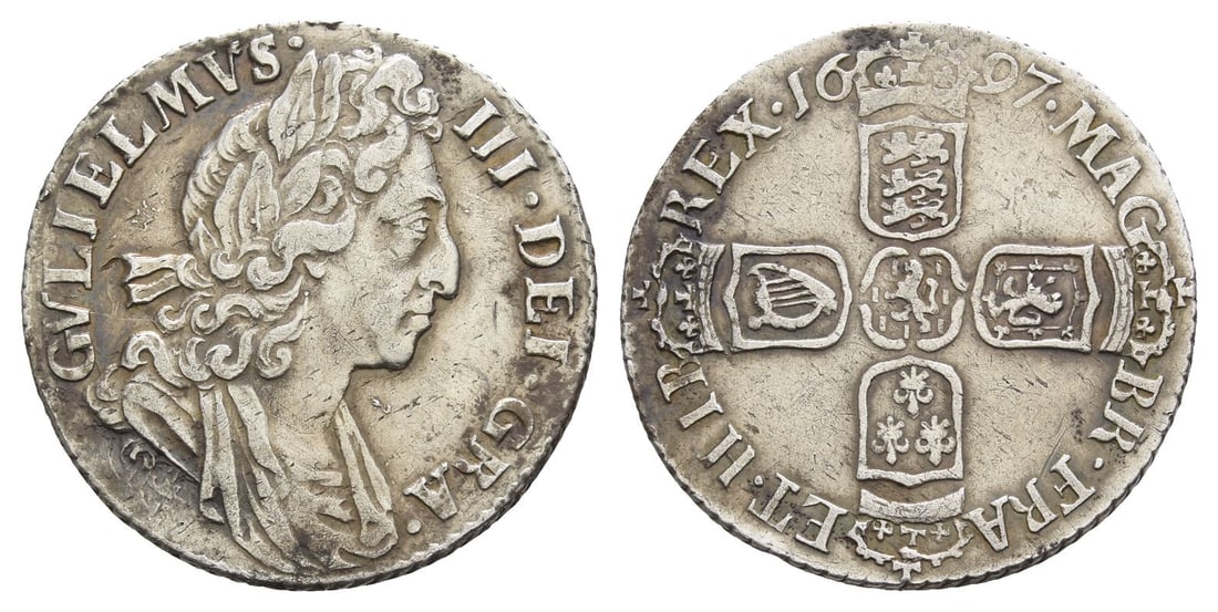 England. Stuart (Orange), William III AR Sixpence. (1 of 1)