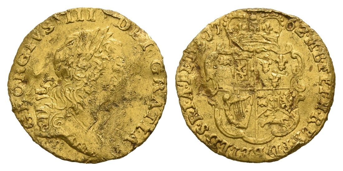 Great Britain. Hanover, George III AV Quarter Guinea. (1 of 1)