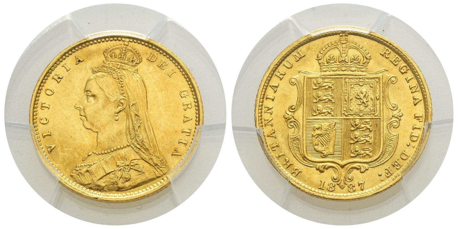 Great Britain. Hanover Victoria AV Half Sovereign. (1 of 1)