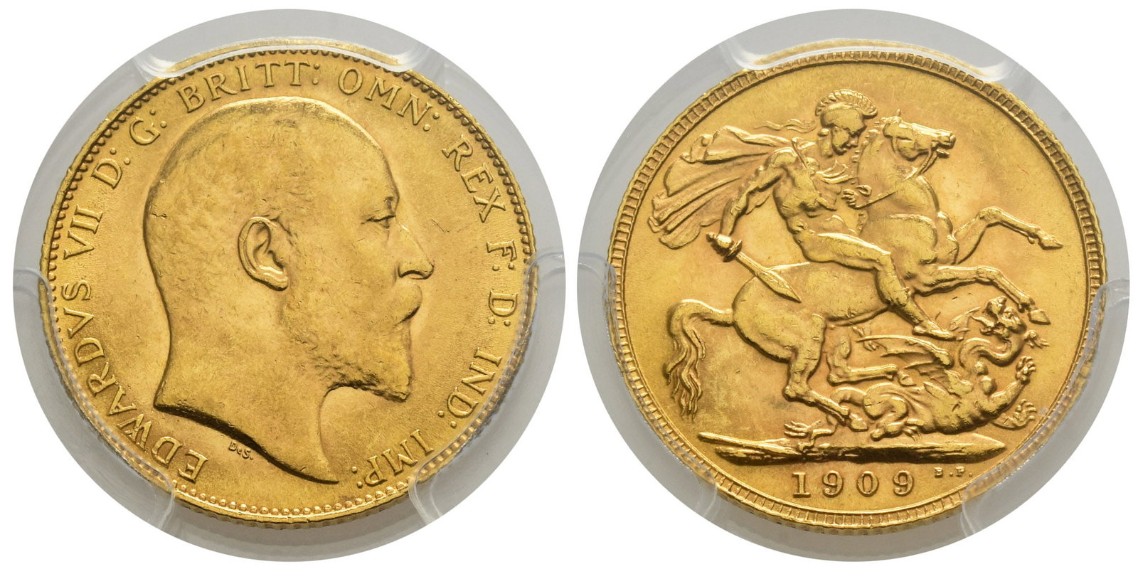 Great Britain. Saxe-Coburg-Gotha, Edward VII AV Sovereign. (1 of 1)
