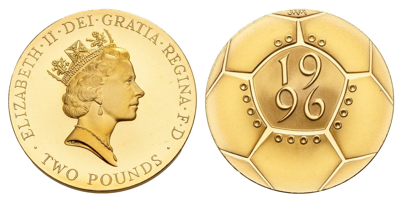 Great Britain. Windsor, Elizabeth II Proof AV Two Pounds. (1 of 1)