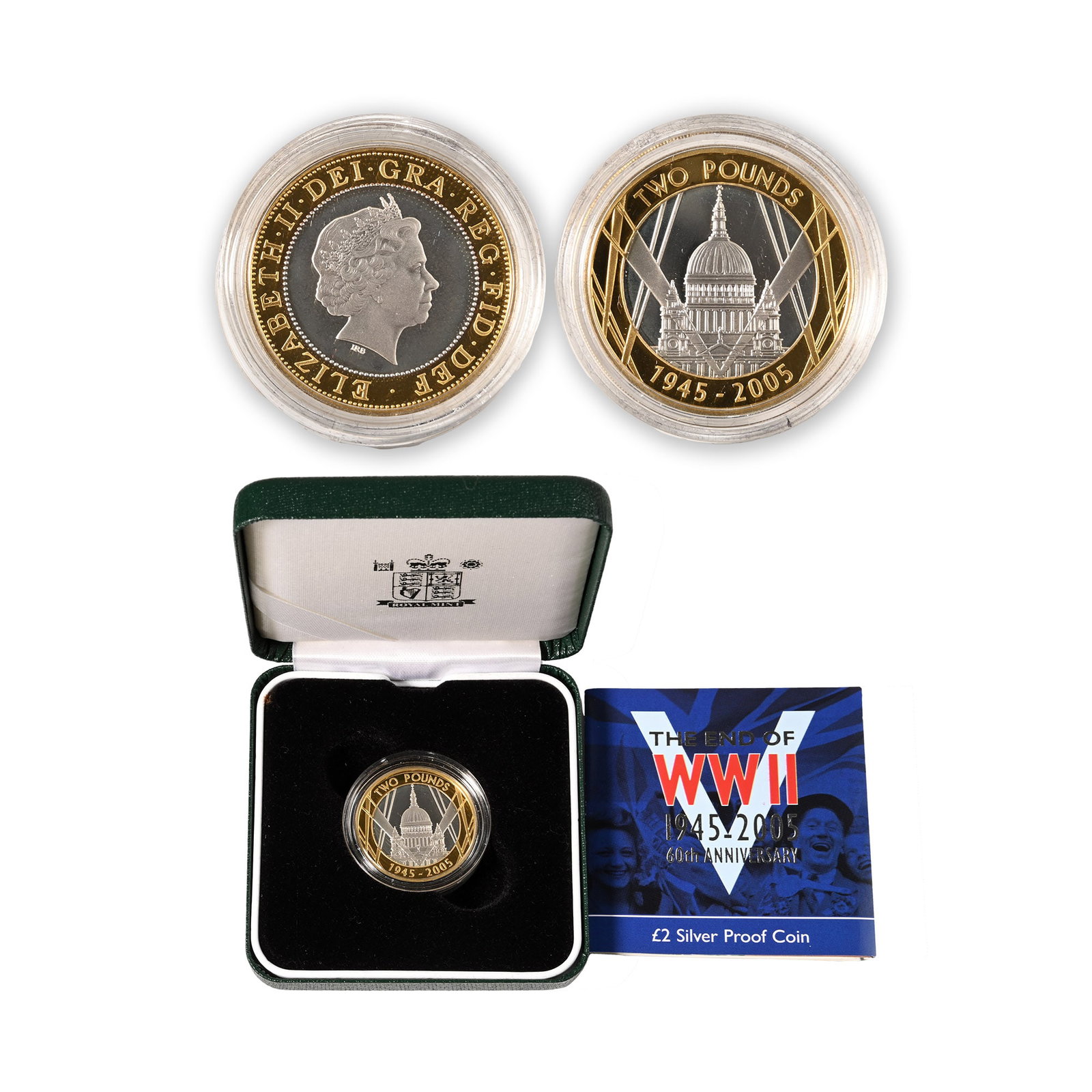 Great Britain. Windsor, Elizabeth II Proof AR Two Pounds. (1 of 1)