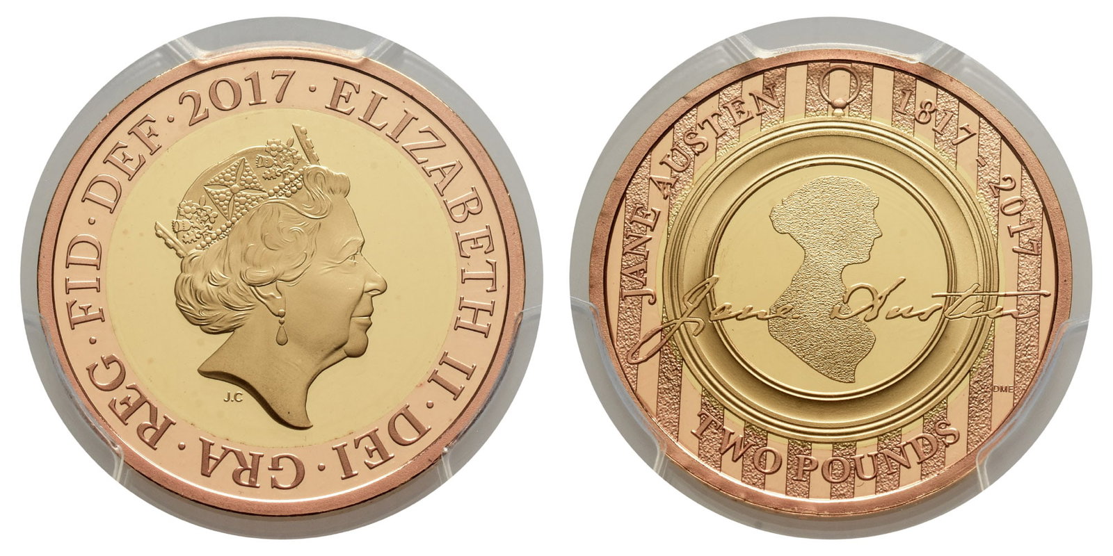 Great Britain. Windsor, Elizabeth II Proof AV Two Pounds. (1 of 1)