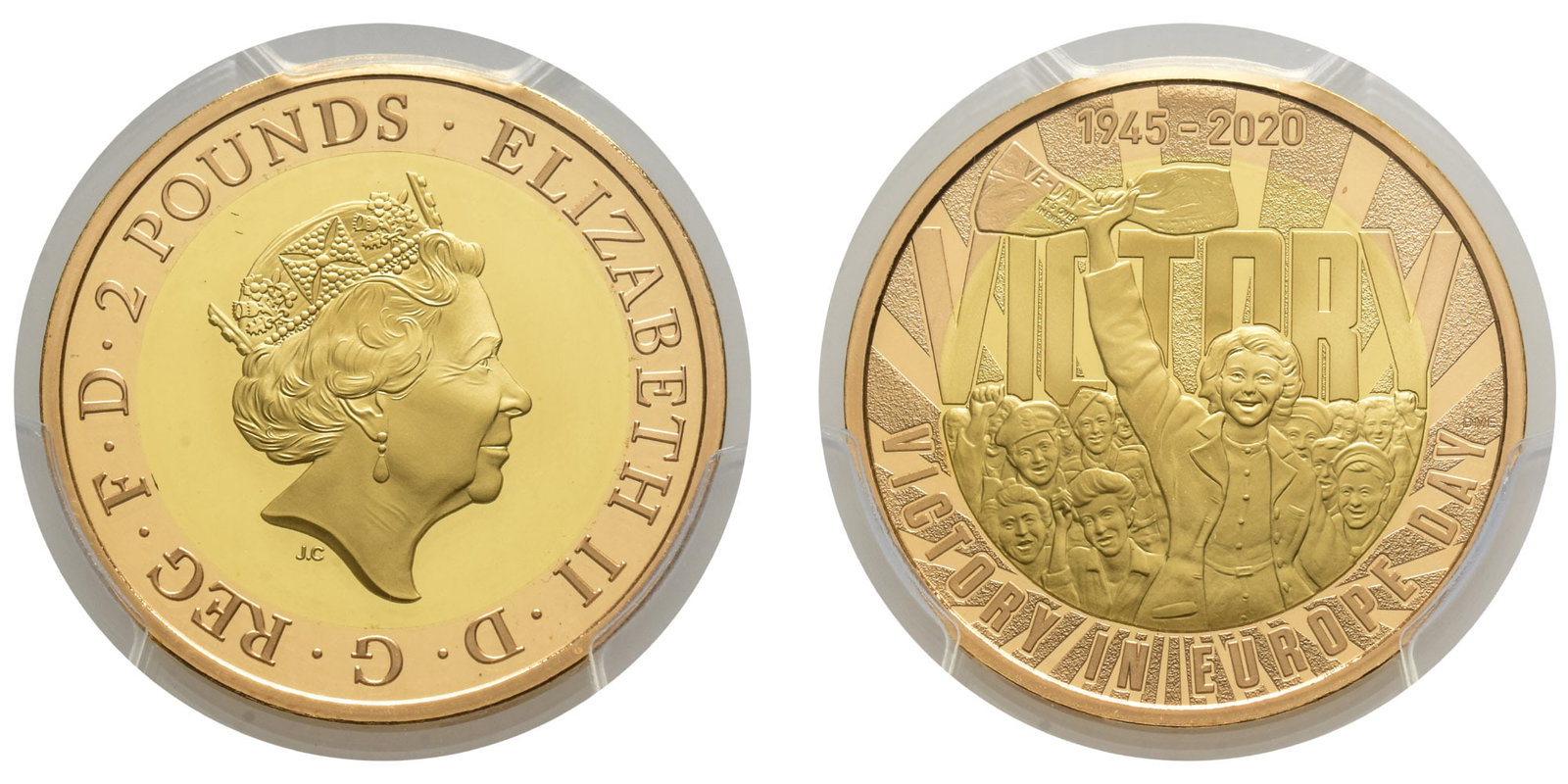 Great Britain. Windsor, Elizabeth II Proof AV Two Pounds. (1 of 1)