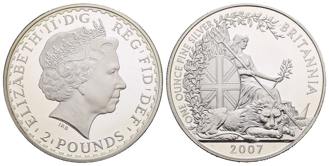 Great Britain. Elizabeth II AR 2 Pounds. (1 of 1)