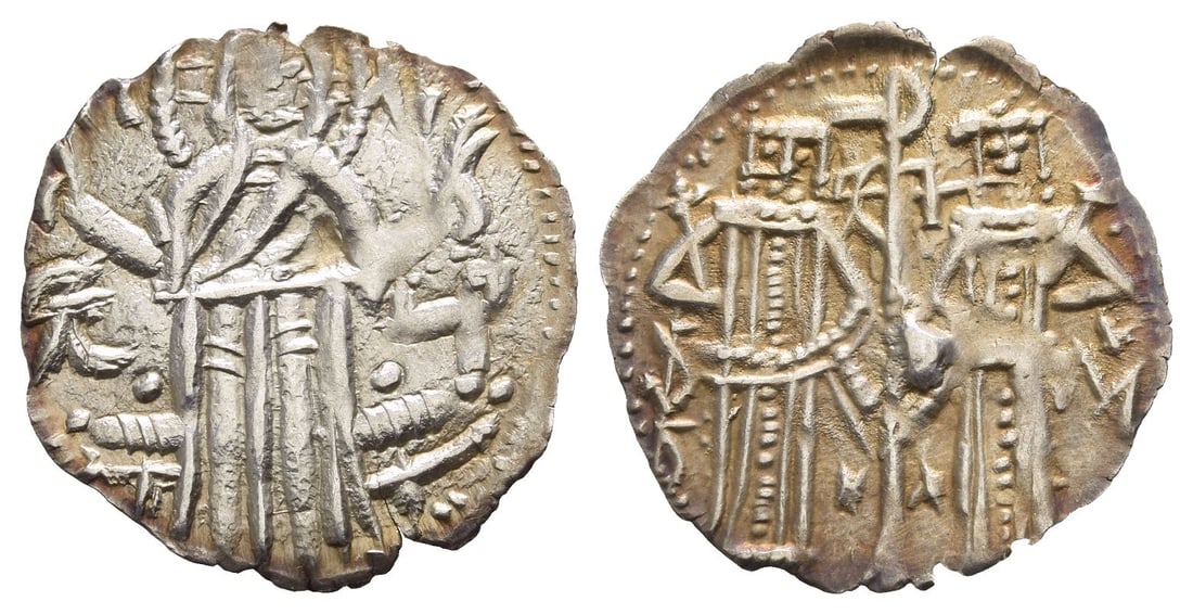 Bulgaria. Second Empire, Ivan Aleksandar, with Michael Asen IV AR Gros. (1 of 1)