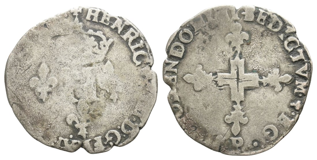 France. Henry III(?) AR Double Sol Parisis. (1 of 1)