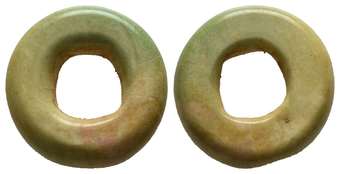 Asia Minor and Levante Bone Weight of Uncertain Standard.: Circa 750-300 BC. Bone ring with narrow hole and highly polished. For a similar example see British Museum 1969,0401.120. 3.59gr, 22mm, 12h. Condition as seen. Found Hebron in 1971. From the Gabby fam