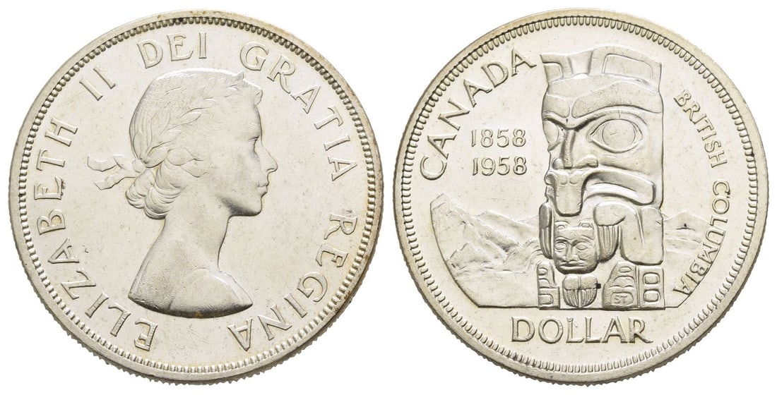 Canada. Elizabeth II AR Dollar. (1 of 1)