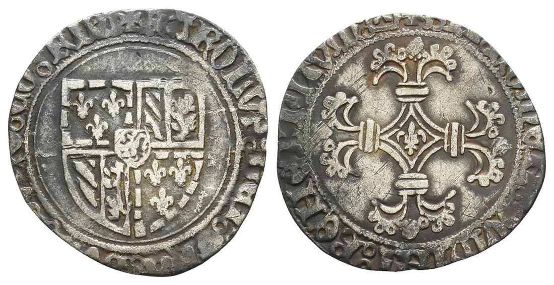 Low Countries. Flanders, Charles the Bold AR Double Patard. (1 of 1)