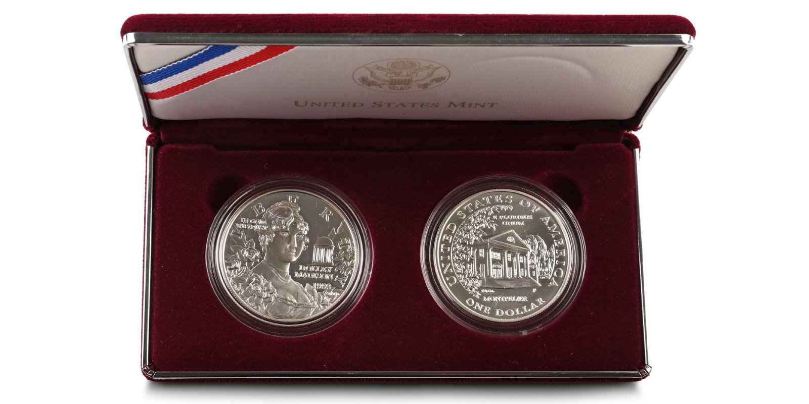 United States of America. Set of Two [2] Proof & Uncirculated AR Dollars. (1 of 1)