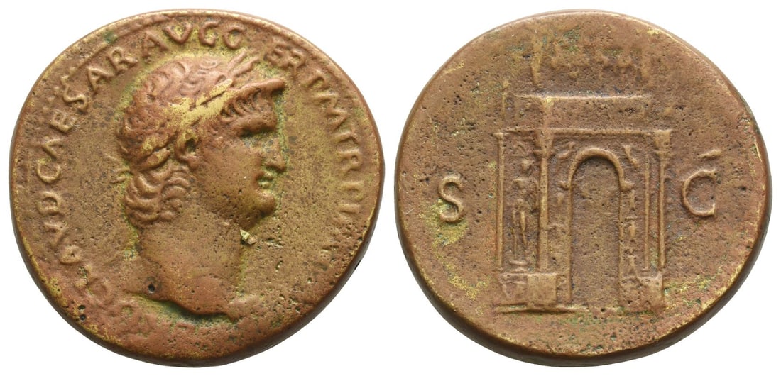 Reproduction of a AE Sestertius of Nero. (1 of 1)