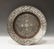 Islamic Copper Dish with Silver Calligraphic Inlay