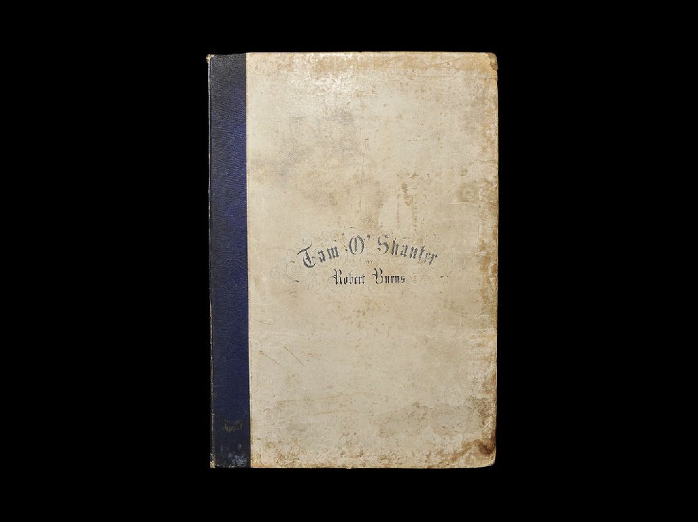 Books Robert Burns 'Tam O' Shanter': Published 1855. A large-format imprint of Robert Burns's poem Tam O' Shanter privately published for members of the Royal Association for the Promotion of Fine Arts in Scotland and printed by Macglash