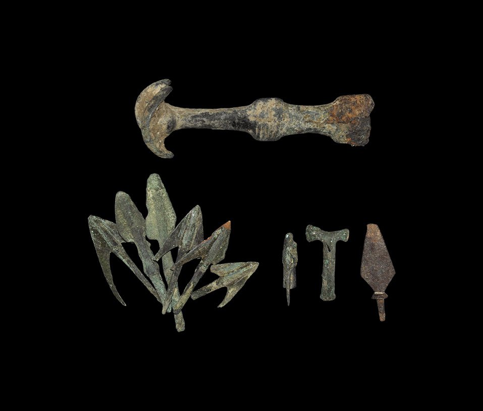 Western Asiatic and Greek Arrowhead and Dagger Handle (1 of 1)