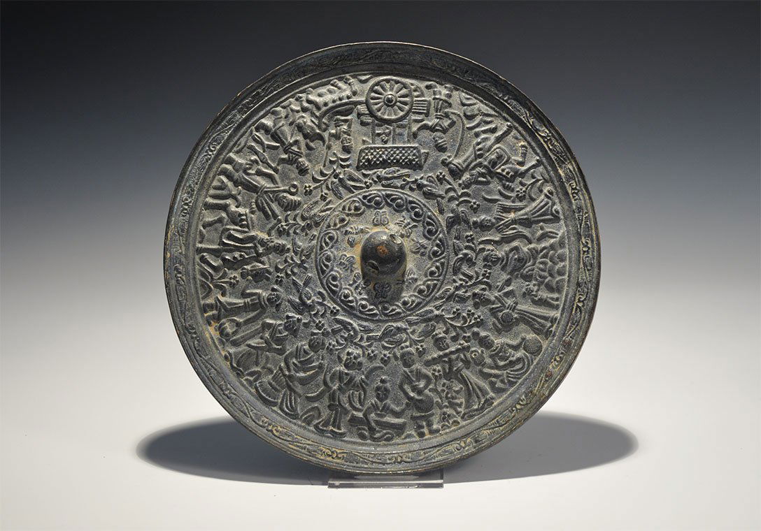 Chinese Figural Mirror (1 of 1)