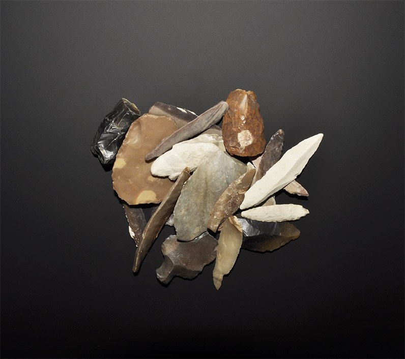 Stone Age Knapped Tool Group (1 of 1)