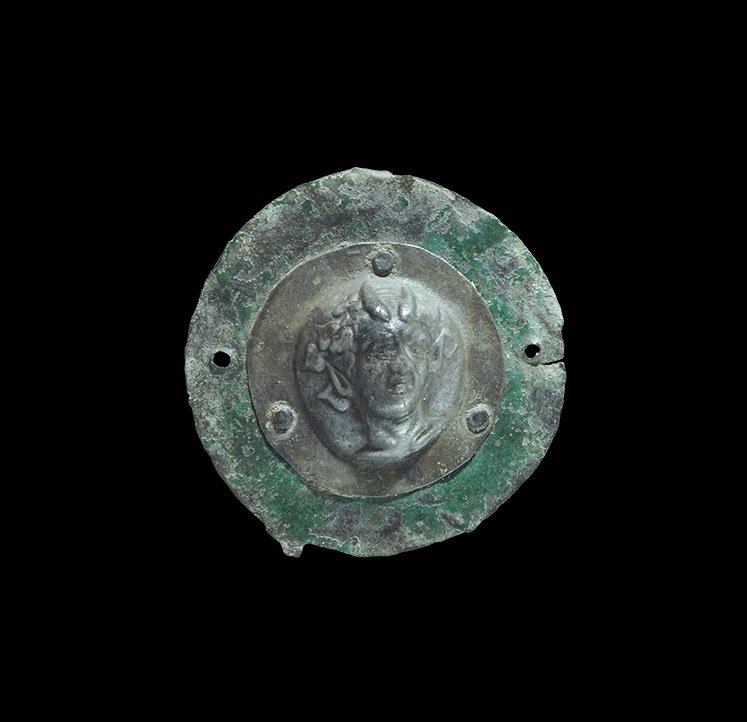 Roman Roundel with Satyr Appliqué (1 of 1)