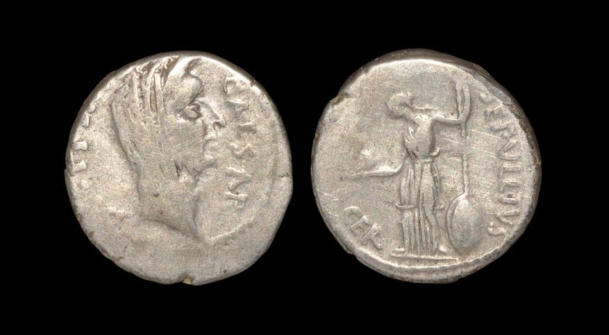 Ancient Roman Imperial Coins - Julius Caesar - P. (1 of 1)