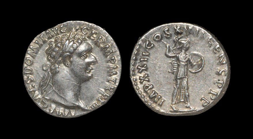 Ancient Roman Imperial Coins - Domitian - Minerva (1 of 1)