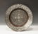 Islamic Copper Dish with Silver Calligraphic Inlay