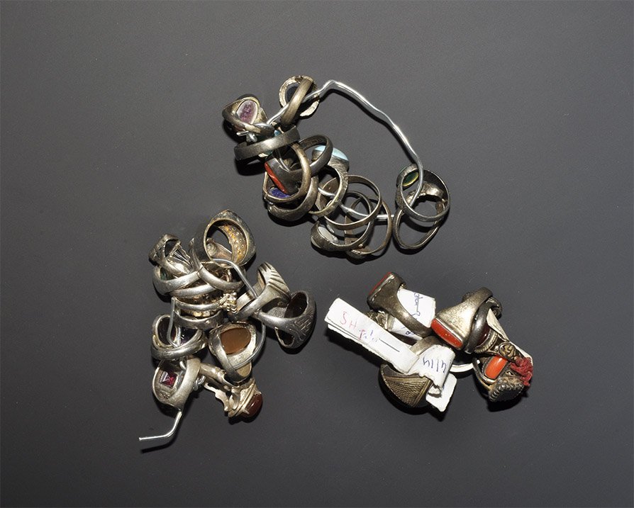 Post Medieval Mixed Rings Group (1 of 1)