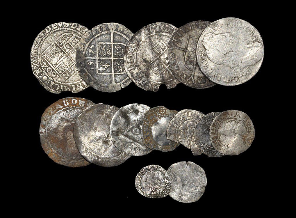 English Tudor to William III Silver Coin Group [13] (1 of 1)