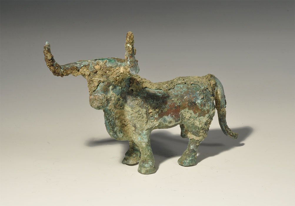 Chinese Standing Bull Statuette (1 of 1)