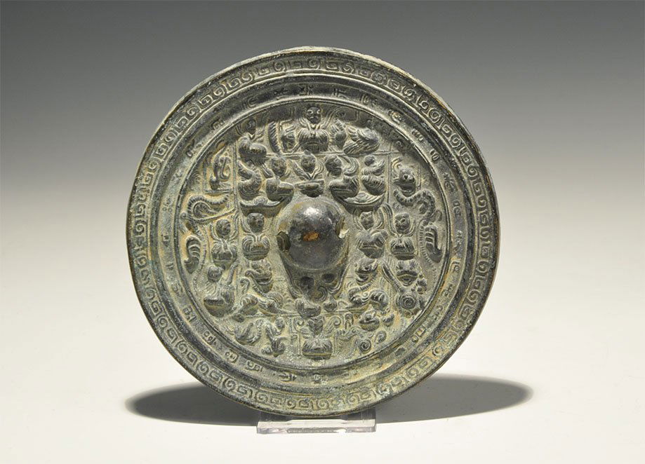 Chinese Figural Mirror (1 of 1)