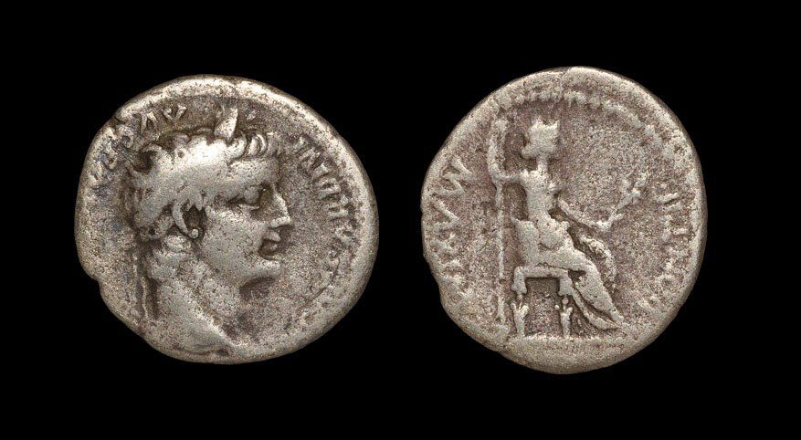 Ancient Roman Imperial Coins - Tiberius - 'Tribute (1 of 1)