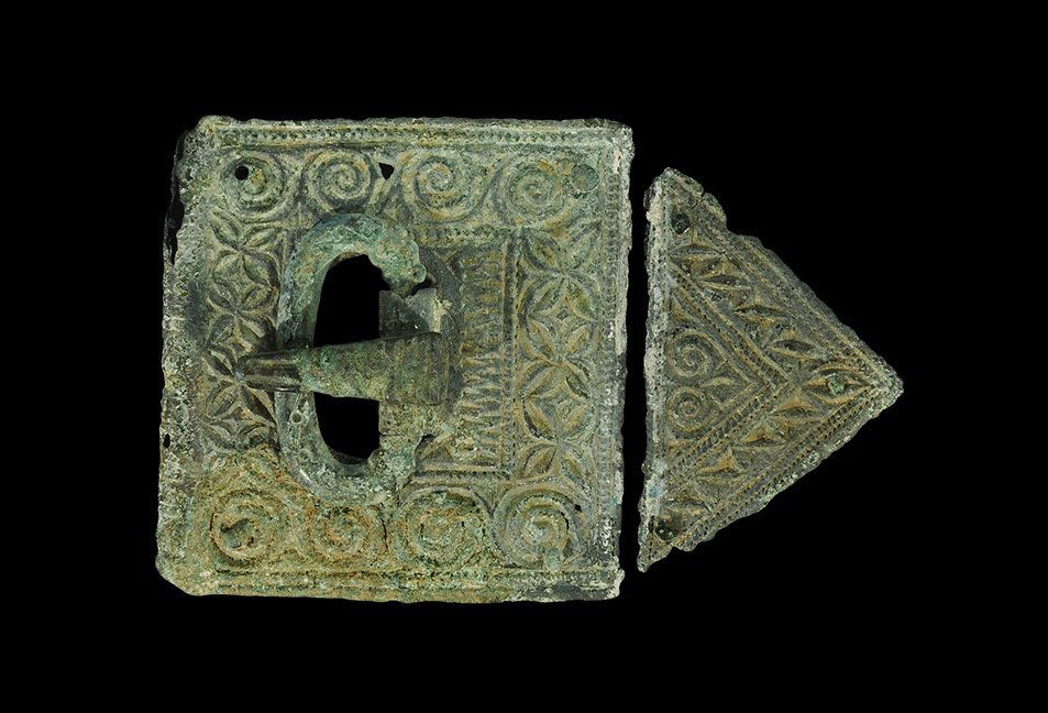Roman Military Buckle and Counterplate Plate (1 of 1)