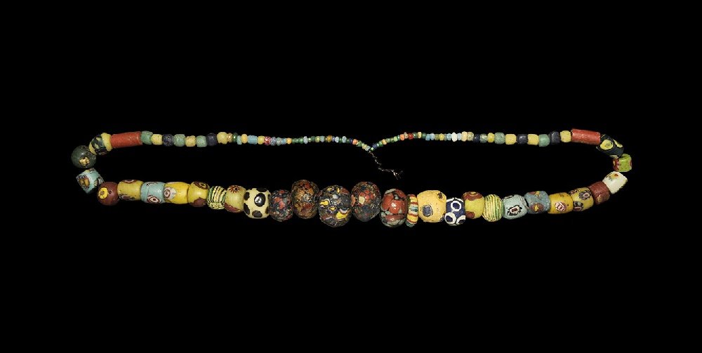 Anglo-Saxon Polychrome Bead Necklace (1 of 1)