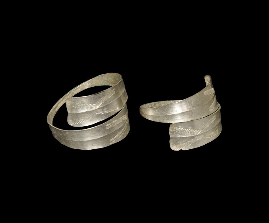 Viking Tremello Decorated Bracelet Pair (1 of 1)