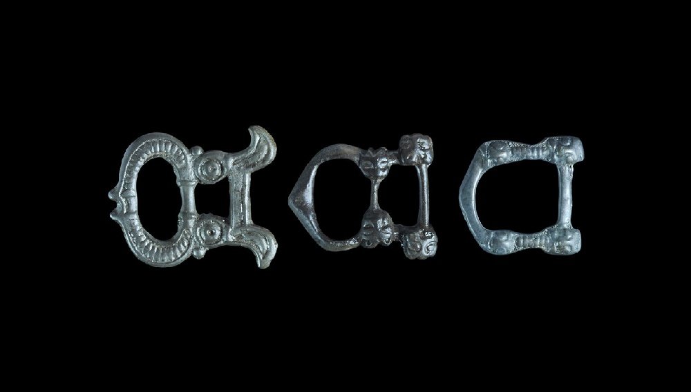 Viking Raven and Beast-Head Buckle Group (1 of 1)