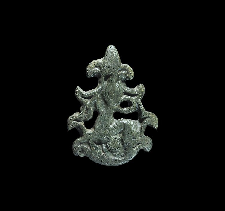 Viking or Norman Advancing Beast Mount (1 of 1)