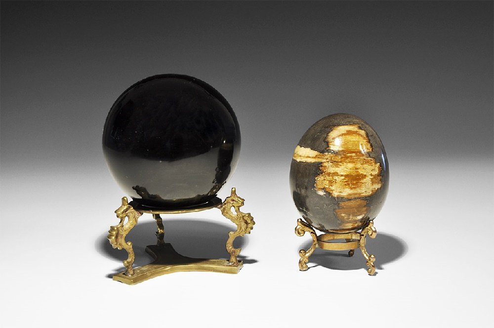 Natural History - Stone Sphere and Egg (1 of 1)