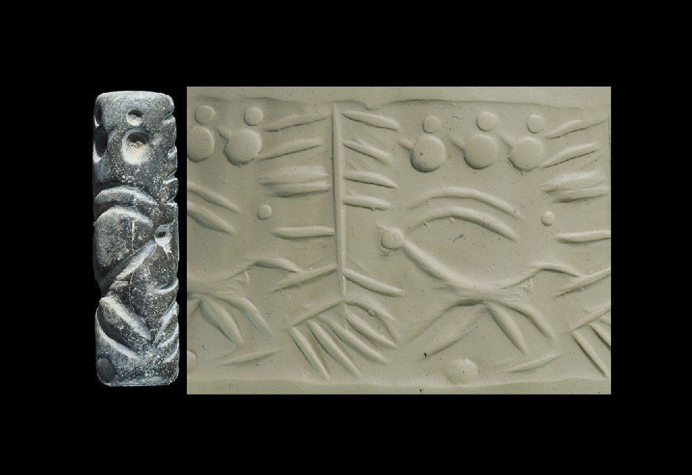 Western Asiatic Jemdet Nasr Type Cylinder Seal with (1 of 1)