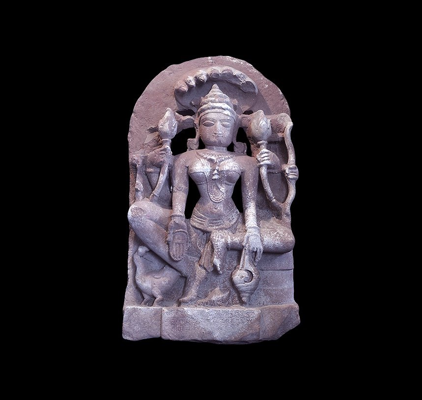 Indian Large Figural Tantric Goddess Panel (1 of 1)