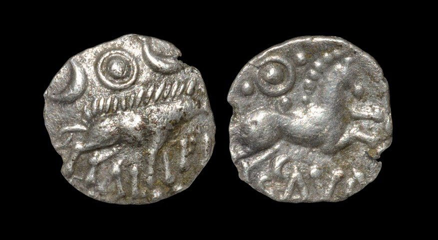 Celtic Iron Age Coins - Iceni - Ale Scavo - Boar Horse (1 of 1)